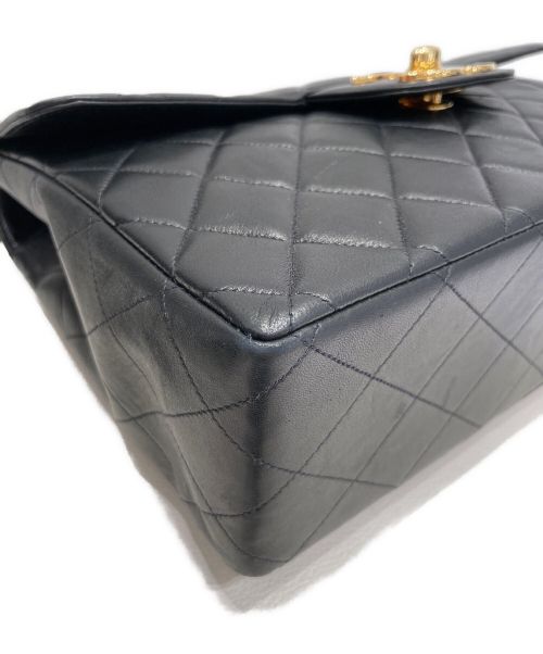 CHANEL（シャネル）CHANEL (シャネル) シングルフラップデカマトラッセ ブラック サイズ:30の古着・服飾アイテム