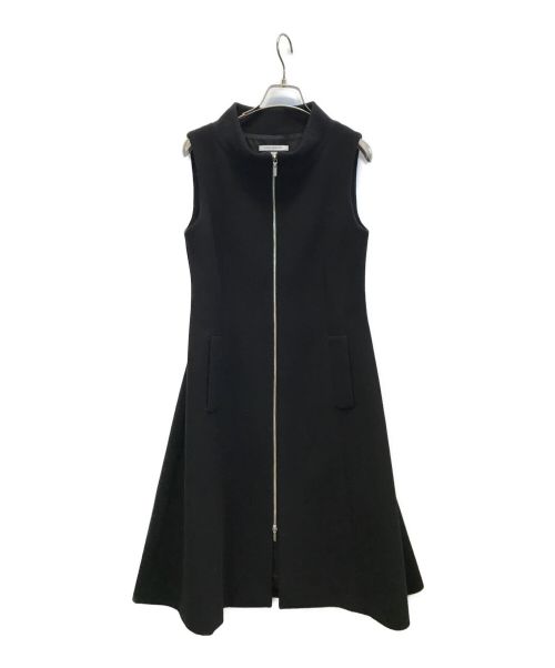 FOXEY NEWYORK（フォクシーニューヨーク）FOXEY NEWYORK (フォクシーニューヨーク) ウールロングジレ ブラック サイズ:38の古着・服飾アイテム