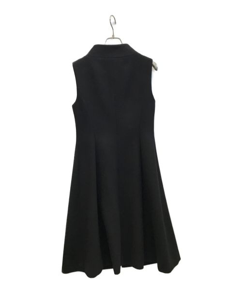 FOXEY NEWYORK（フォクシーニューヨーク）FOXEY NEWYORK (フォクシーニューヨーク) ウールロングジレ ブラック サイズ:38の古着・服飾アイテム