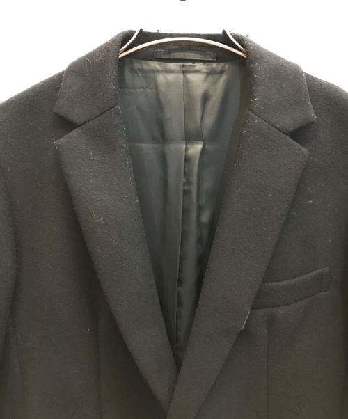 ATTACHMENT（アタッチメント）ATTACHMENT (アタッチメント) 19AW カシミア混チェスターコート ブラック サイズ:1の古着・服飾アイテム