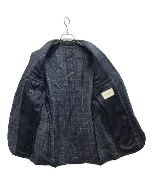 UNIVERSAL LANGUAGE（ユニバーサルランゲージ）UNIVERSAL LANGUAGE (ユニバーサルランゲージ) サマーウールジャケット ネイビー サイズ:48の古着・服飾アイテム