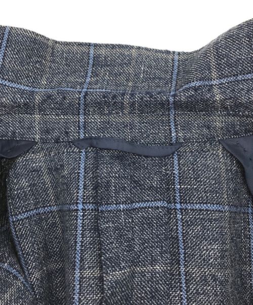 UNIVERSAL LANGUAGE（ユニバーサルランゲージ）UNIVERSAL LANGUAGE (ユニバーサルランゲージ) サマーウールジャケット ネイビー サイズ:48の古着・服飾アイテム