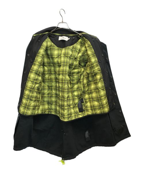 COACH（コーチ）COACH (コーチ) 3-IN-1 LIGHTWEIGHT PARKA　マウンテンパーカ ブラック サイズ:Sの古着・服飾アイテム
