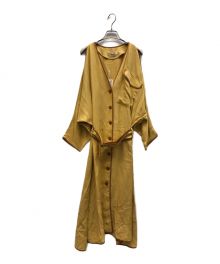 Aaron（アーロン）の古着「ワンピース」｜ベージュ