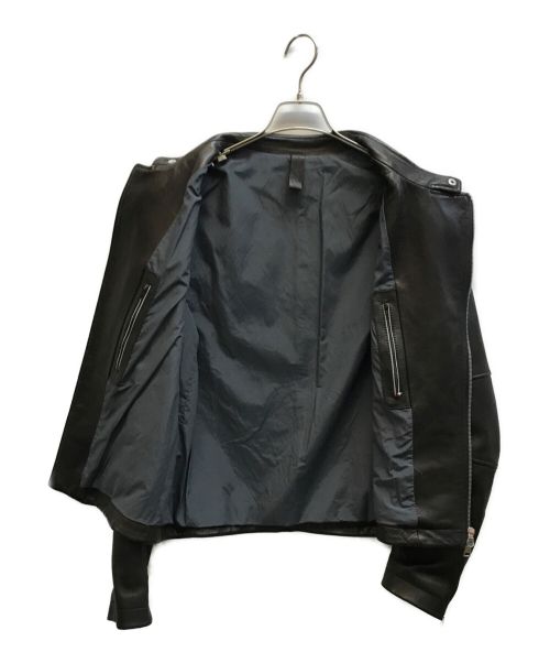 RUFFO（ルッフォ）RUFFO (ルッフォ) シープスキンダブルライダースジャケット ブラック サイズ:46の古着・服飾アイテム