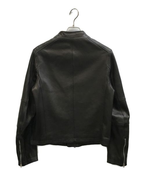 RUFFO（ルッフォ）RUFFO (ルッフォ) シープスキンダブルライダースジャケット ブラック サイズ:46の古着・服飾アイテム