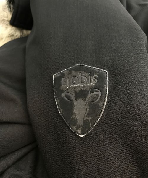 nobis（ノビス）nobis (ノビス) ダウンジャケット ブラック サイズ:Sの古着・服飾アイテム