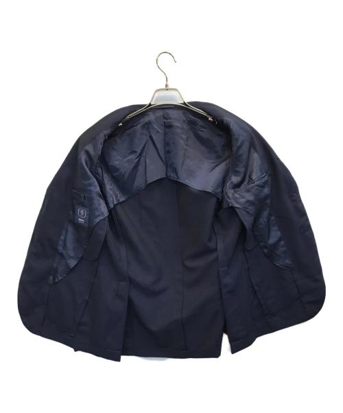 BEAMS F（ビームスエフ）BEAMS F (ビームスエフ) GOLD METAL 3BUTTONS BLAZER ネイビー サイズ:42の古着・服飾アイテム