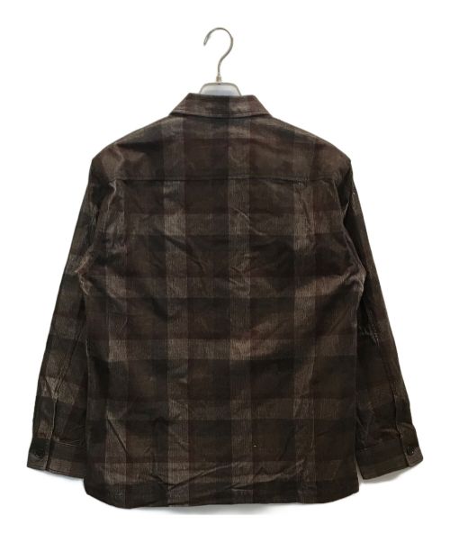 BLACK LABEL CRESTBRIDGE（ブラックレーベル クレストブリッジ）BLACK LABEL CRESTBRIDGE (ブラックレーベル クレストブリッジ) チェックコーデュロイジャケット ブラウン サイズ:M 未使用品の古着・服飾アイテム
