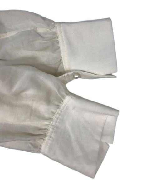 IENA（イエナ）IENA (イエナ) 24SS スパンボイル パールボタンシャツ ホワイト サイズ:38の古着・服飾アイテム