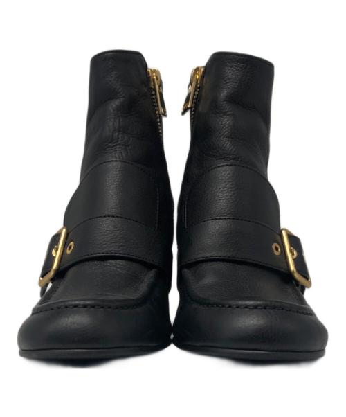 BLUE LABEL CRESTBRIDGE（ブルーレーベルクレストブリッジ）BLUE LABEL CRESTBRIDGE (ブルーレーベルクレストブリッジ) ブーツ ブラック サイズ:Sの古着・服飾アイテム