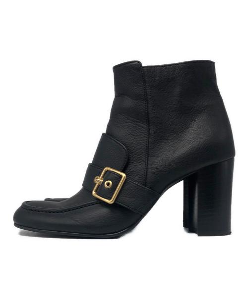 BLUE LABEL CRESTBRIDGE（ブルーレーベルクレストブリッジ）BLUE LABEL CRESTBRIDGE (ブルーレーベルクレストブリッジ) ブーツ ブラック サイズ:Sの古着・服飾アイテム