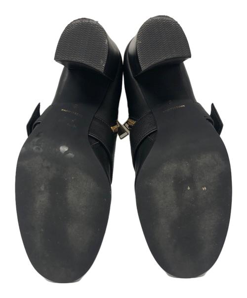 BLUE LABEL CRESTBRIDGE（ブルーレーベルクレストブリッジ）BLUE LABEL CRESTBRIDGE (ブルーレーベルクレストブリッジ) ブーツ ブラック サイズ:Sの古着・服飾アイテム