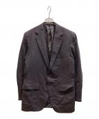 D'URBANダーバン）の古着「シルクウール2Bジャケット」｜ブラウン