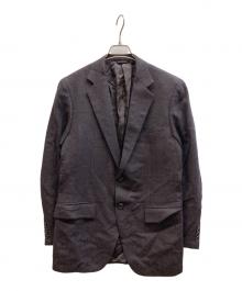 D'URBAN（ダーバン）の古着「シルクウール2Bジャケット」｜ブラウン