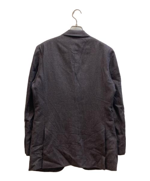 D'URBAN（ダーバン）D'URBAN (ダーバン) シルクウール2Bジャケット ブラウン サイズ:A6の古着・服飾アイテム