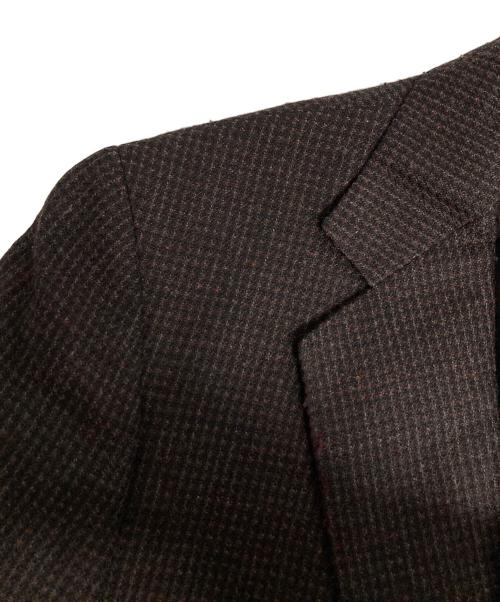 D'URBAN（ダーバン）D'URBAN (ダーバン) シルクウール2Bジャケット ブラウン サイズ:A6の古着・服飾アイテム