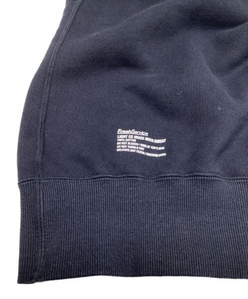 FreshService（フレッシュサービス）FreshService (フレッシュサービス) LIGHT OZ MOCK NECK SWEAT ネイビー サイズ:Mの古着・服飾アイテム