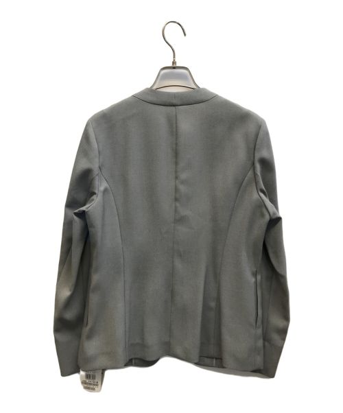 INDIVI（インディヴィ）INDIVI (インディヴィ) ノーカラージャケット グレー サイズ:M 未使用品の古着・服飾アイテム