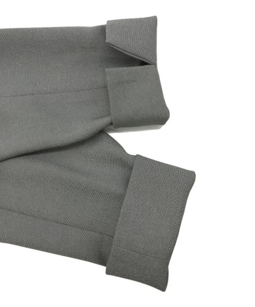 INDIVI（インディヴィ）INDIVI (インディヴィ) ノーカラージャケット グレー サイズ:M 未使用品の古着・服飾アイテム