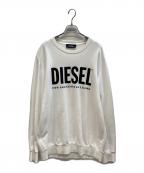 DIESELディーゼル）の古着「ロゴプリントスウェット」｜ホワイト