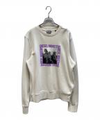 DIESELディーゼル）の古着「クルーネックプリントスウェット」｜ホワイト