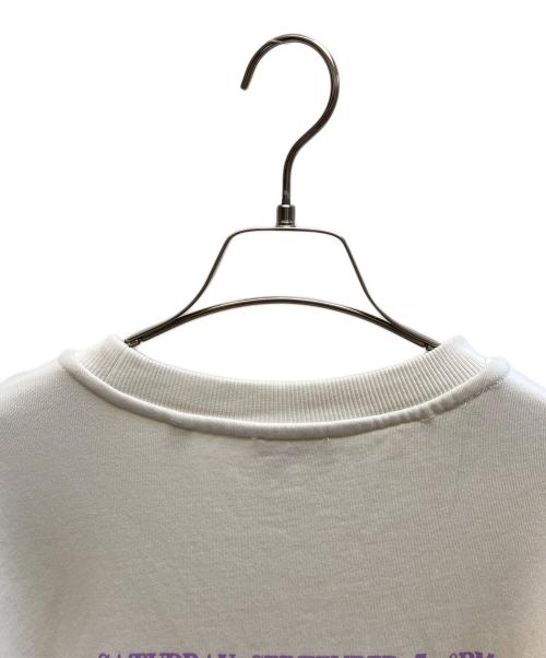 DIESEL（ディーゼル）DIESEL (ディーゼル) クルーネックプリントスウェット ホワイト サイズ:Mの古着・服飾アイテム