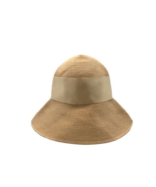 Athena NEW YORK（アシーナニューヨーク）Athena NEW YORK (アシーナニューヨーク) ビッグリボンペーパーハット ナチュラルの古着・服飾アイテム