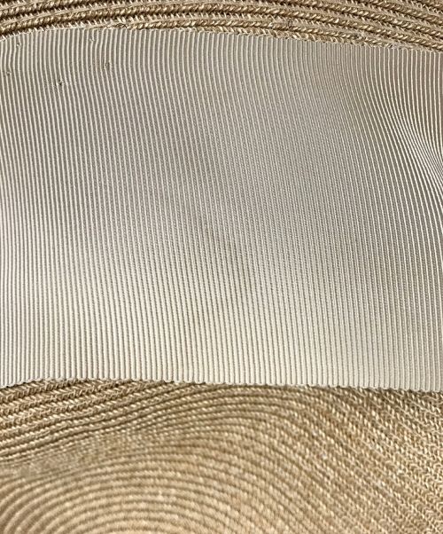 Athena NEW YORK（アシーナニューヨーク）Athena NEW YORK (アシーナニューヨーク) ビッグリボンペーパーハット ナチュラルの古着・服飾アイテム