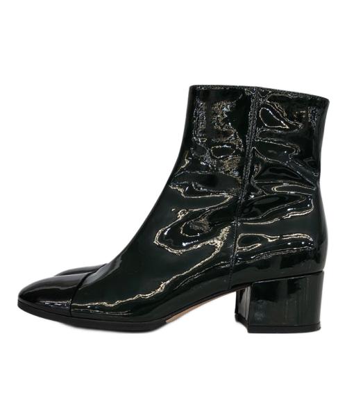Gianvito Rossi（ジャンヴィト ロッシ）Gianvito Rossi (ジャンヴィト・ロッシ) サイドジップブーツ グリーン サイズ:37の古着・服飾アイテム