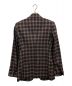 Vivienne Westwood man (ヴィヴィアン ウェストウッド マン) チェック2Bジャケット ボルドー×グレー サイズ:44：10000円