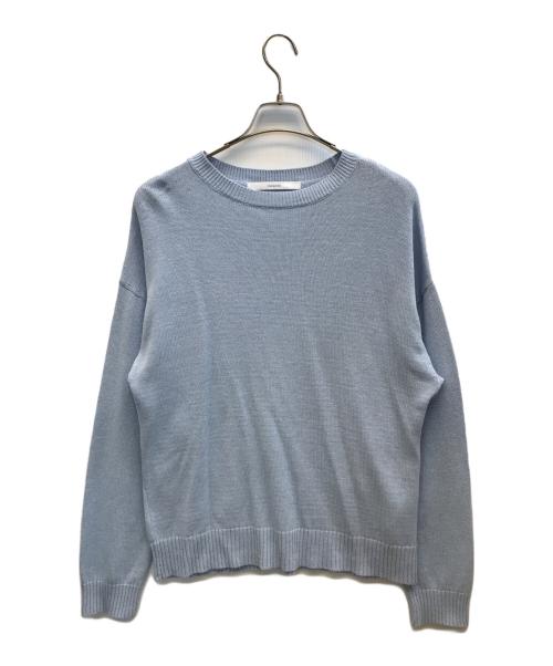 FRAMeWORK（フレームワーク）FRAMeWORK (フレームワーク) ウォッシャブルペーパーヤーンニット ブルー サイズ:FREEの古着・服飾アイテム