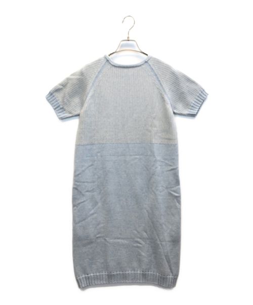 FOXEY（フォクシー）FOXEY (フォクシー) カシミヤ混ニットワンピース スカイブルー サイズ:38の古着・服飾アイテム