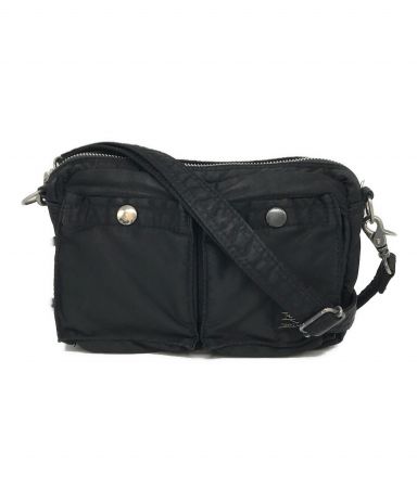 未使用に近い　PORTER　タンカー　ショルダーバッグ　最終モデル　オーバル　黒 未使用に近い PORTER タンカー ショルダーバッグ 最終モデル