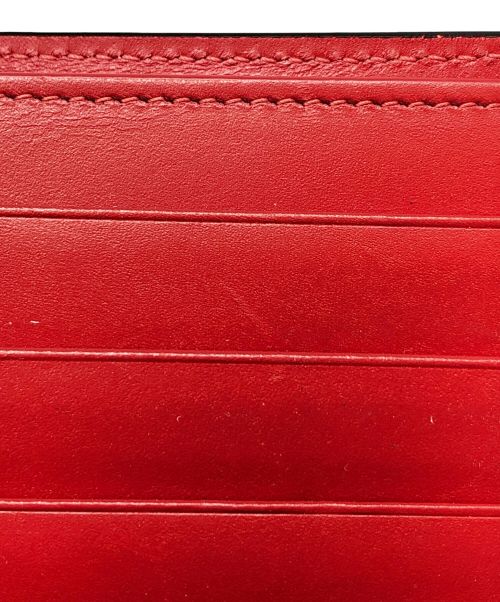 Christian Louboutin（クリスチャン・ルブタン）Christian Louboutin (クリスチャン・ルブタン) ナクソス エンブレムモチーフウォレット ブラックの古着・服飾アイテム