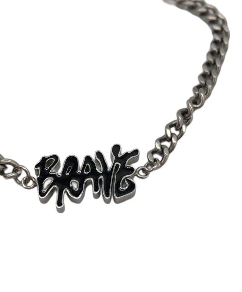 DIESEL（ディーゼル）DIESEL (ディーゼル) BRAVE ブレスレット シルバー×ブラックの古着・服飾アイテム