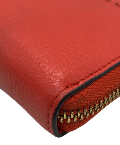 TORY BURCH（トリーバーチ）TORY BURCH (トリーバーチ) McGraw Zip Continental Wallet レッドの古着・服飾アイテム