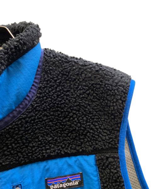 Patagonia（パタゴニア）Patagonia (パタゴニア) Classic Retro-X Vest ブラック×ブルー サイズ:Sの古着・服飾アイテム