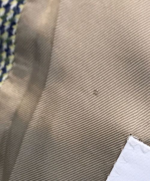 BOSS HUGO BOSS（ボス ヒューゴボス）BOSS HUGO BOSS (ボス ヒューゴボス) グレンチェックテーラードジャケット イエロー×ブルー サイズ:46の古着・服飾アイテム