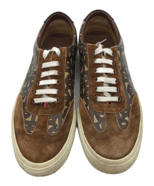 BURBERRY LONDON（バーバリーロンドン）BURBERRY LONDON (バーバリーロンドン) TBモノグラムローカットスニーカー ブラウン サイズ:40の古着・服飾アイテム