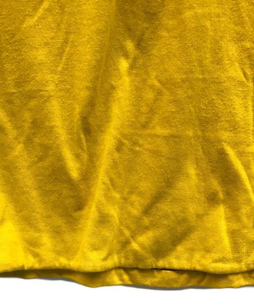 Champion（チャンピオン）Champion (チャンピオン) ダブルフェイスTEE イエロー×ネイビー サイズ:LARGEの古着・服飾アイテム