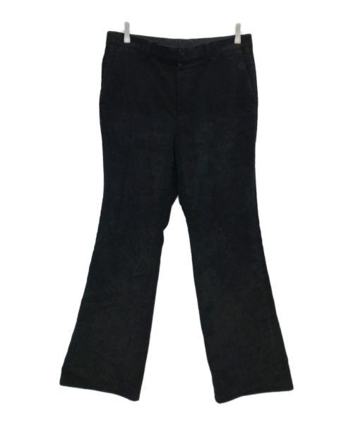 JOHN LAWRENCE SULLIVAN（ジョン ローレンス サリバン）JOHN LAWRENCE SULLIVAN (ジョンローレンスサリバン) CORDUROY FLARED PANTS ブラック サイズ:48の古着・服飾アイテム