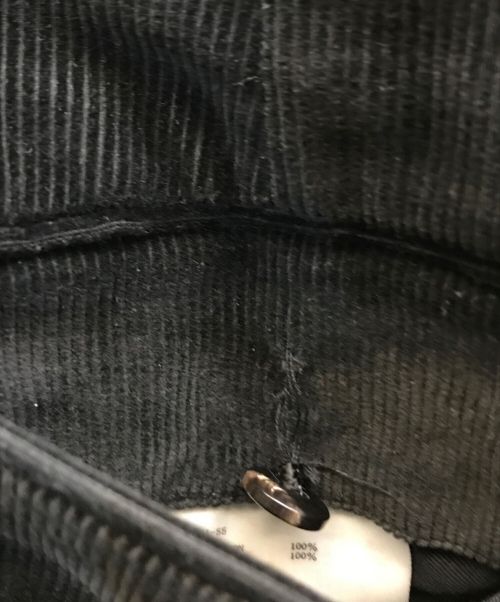 JOHN LAWRENCE SULLIVAN（ジョン ローレンス サリバン）JOHN LAWRENCE SULLIVAN (ジョンローレンスサリバン) CORDUROY FLARED PANTS ブラック サイズ:48の古着・服飾アイテム