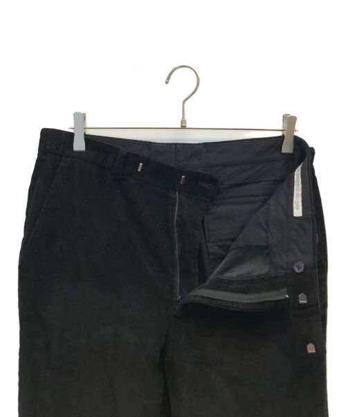 JOHN LAWRENCE SULLIVAN（ジョン ローレンス サリバン）JOHN LAWRENCE SULLIVAN (ジョンローレンスサリバン) CORDUROY FLARED PANTS ブラック サイズ:48の古着・服飾アイテム