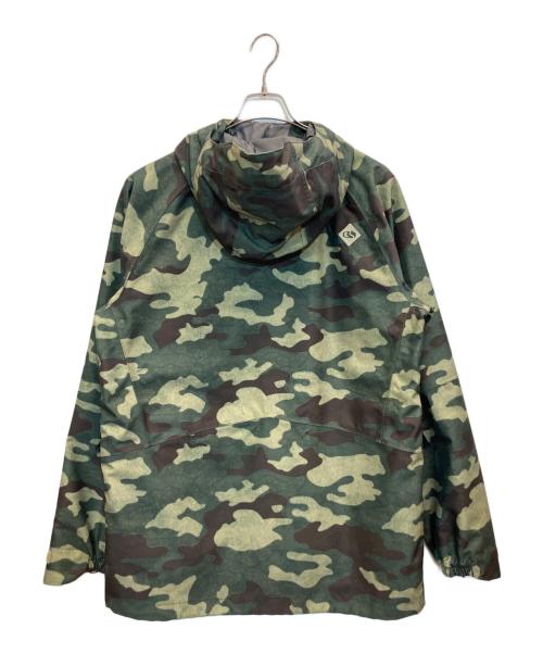 Bonfire Snowboarding（ボンファイア）Bonfire Snowboarding (ボンファイア) カモ柄フーデッドジャケット グリーン サイズ:Mの古着・服飾アイテム