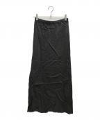 FRAMeWORKフレームワーク）の古着「フィブリルキュプラバイアススカート」｜ブラック
