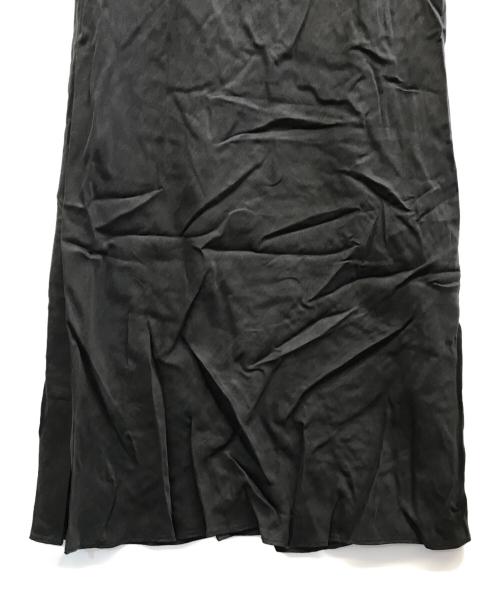 FRAMeWORK（フレームワーク）FRAMeWORK (フレームワーク) フィブリルキュプラバイアススカート ブラック サイズ:Lの古着・服飾アイテム