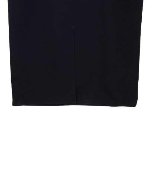 GALERIE VIE（ギャルリーヴィー）GALERIE VIE (ギャルリーヴィー) スポンジウール ジャンパーロングスカート ネイビー サイズ:FREEの古着・服飾アイテム