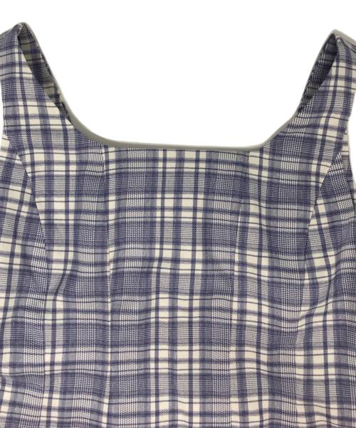 HER LIP TO（ハーリップトゥ）HER LIP TO (ハーリップトゥ) Paddington Long Dress ブルー×ホワイト サイズ:S 未使用品の古着・服飾アイテム