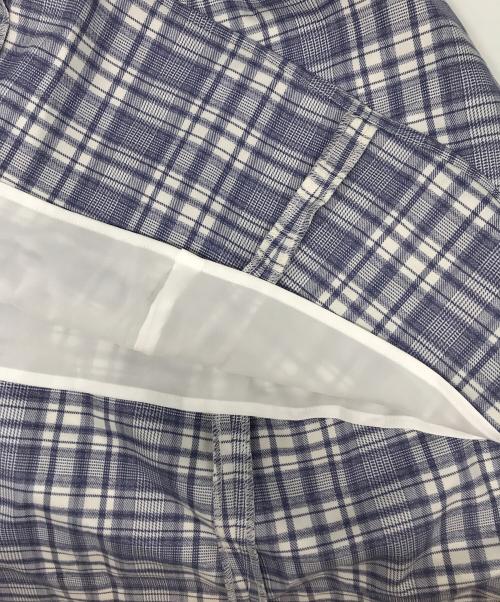 HER LIP TO（ハーリップトゥ）HER LIP TO (ハーリップトゥ) Paddington Long Dress ブルー×ホワイト サイズ:S 未使用品の古着・服飾アイテム